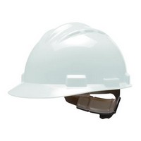 Bullard 62WHP Bullard S62 Series White Vented Safety Cap With 4 Point Pinlock Headgear And Cotton Browpad